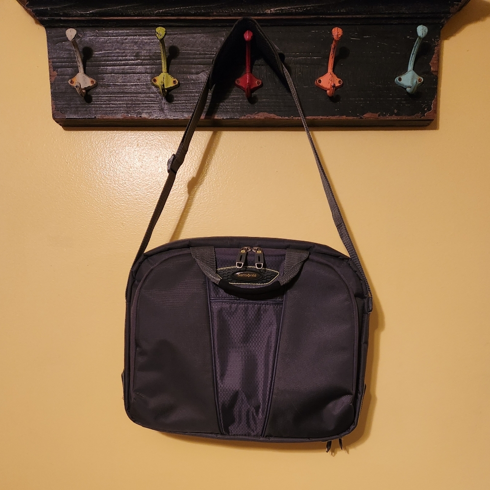 Samsonite laptop travel bag. Grey/yellow